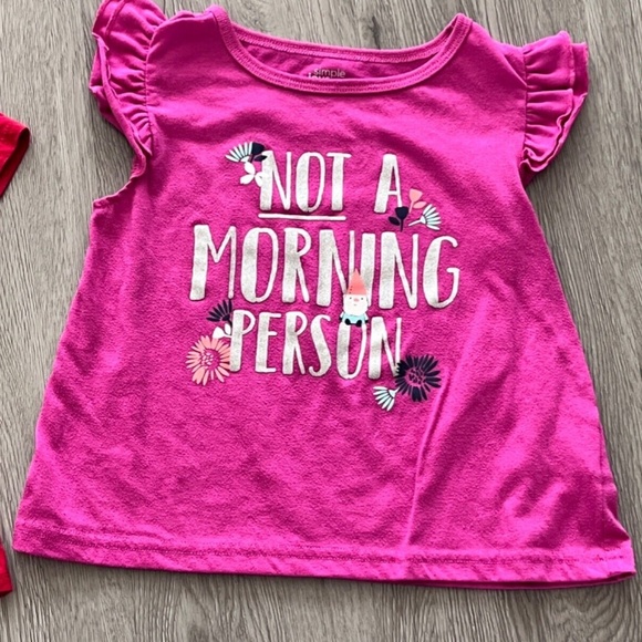 Girls Clothing Lot - Romper, Capri, Tank Tops, T-Shirts & Sunglasses Size 4/4T - Picture 6 of 16